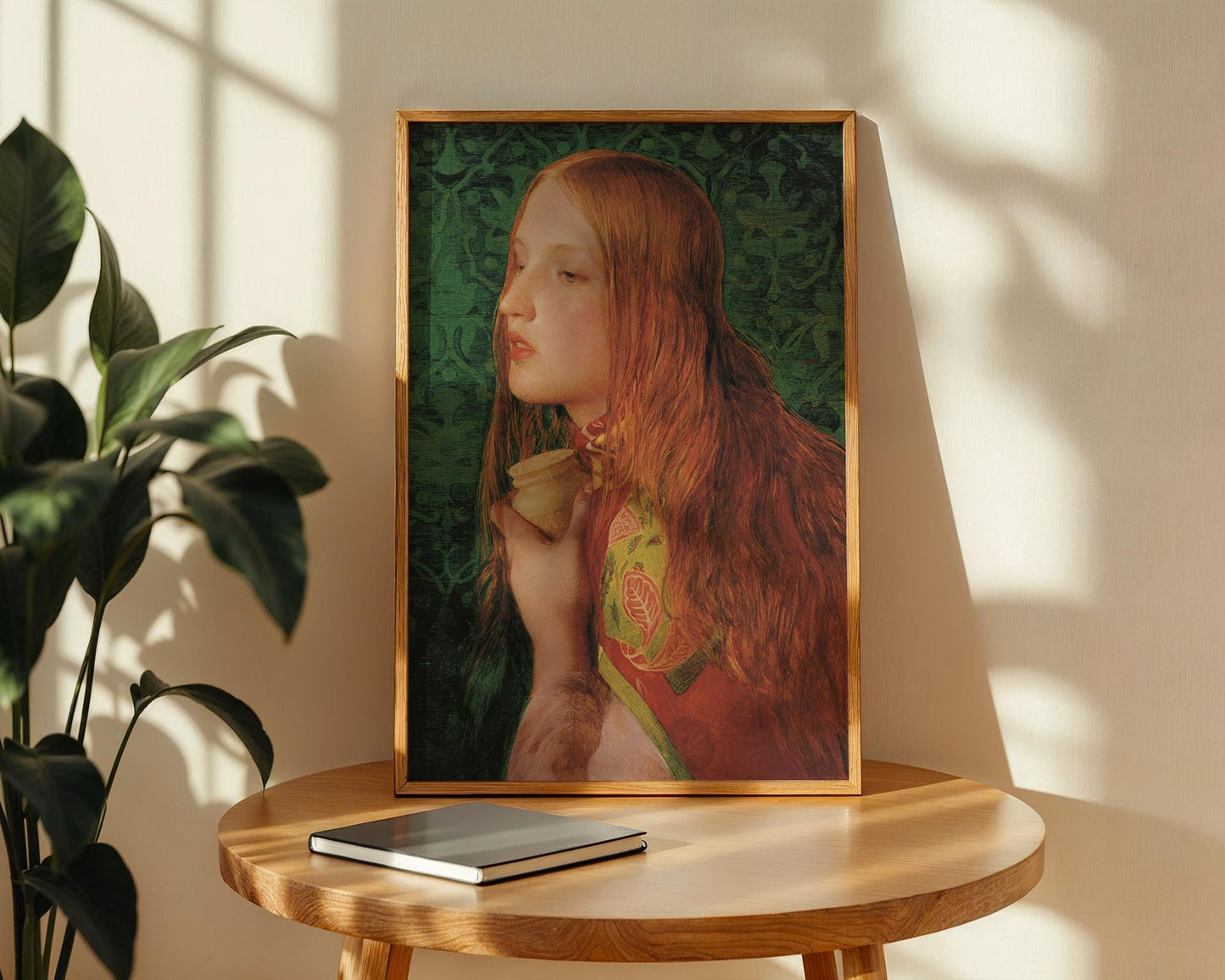 Mary Magdalene – Frederick Sandys – Pre-Raphaelite Art Print – Victorian Fine Art – 19th Century Romantic Portrait - Wall Decor