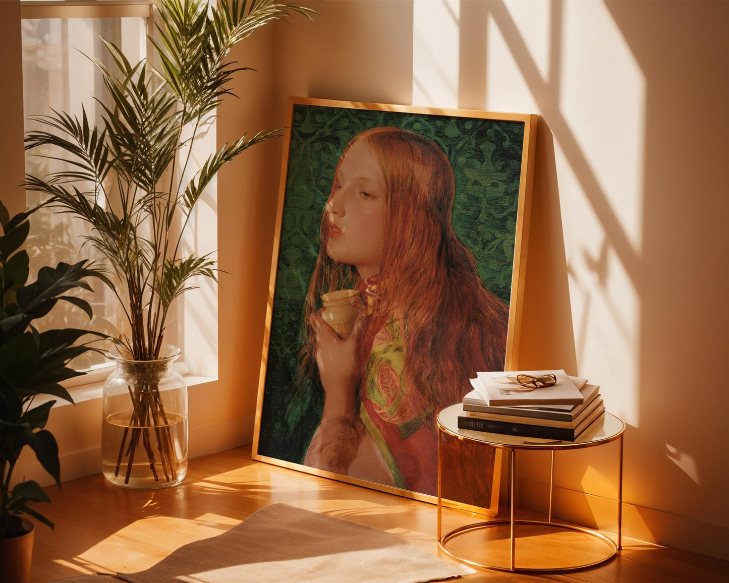 Mary Magdalene – Frederick Sandys – Pre-Raphaelite Art Print – Victorian Fine Art – 19th Century Romantic Portrait - Wall Decor