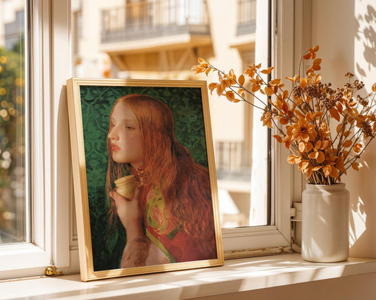 Mary Magdalene – Frederick Sandys – Pre-Raphaelite Art Print – Victorian Fine Art – 19th Century Romantic Portrait - Wall Decor