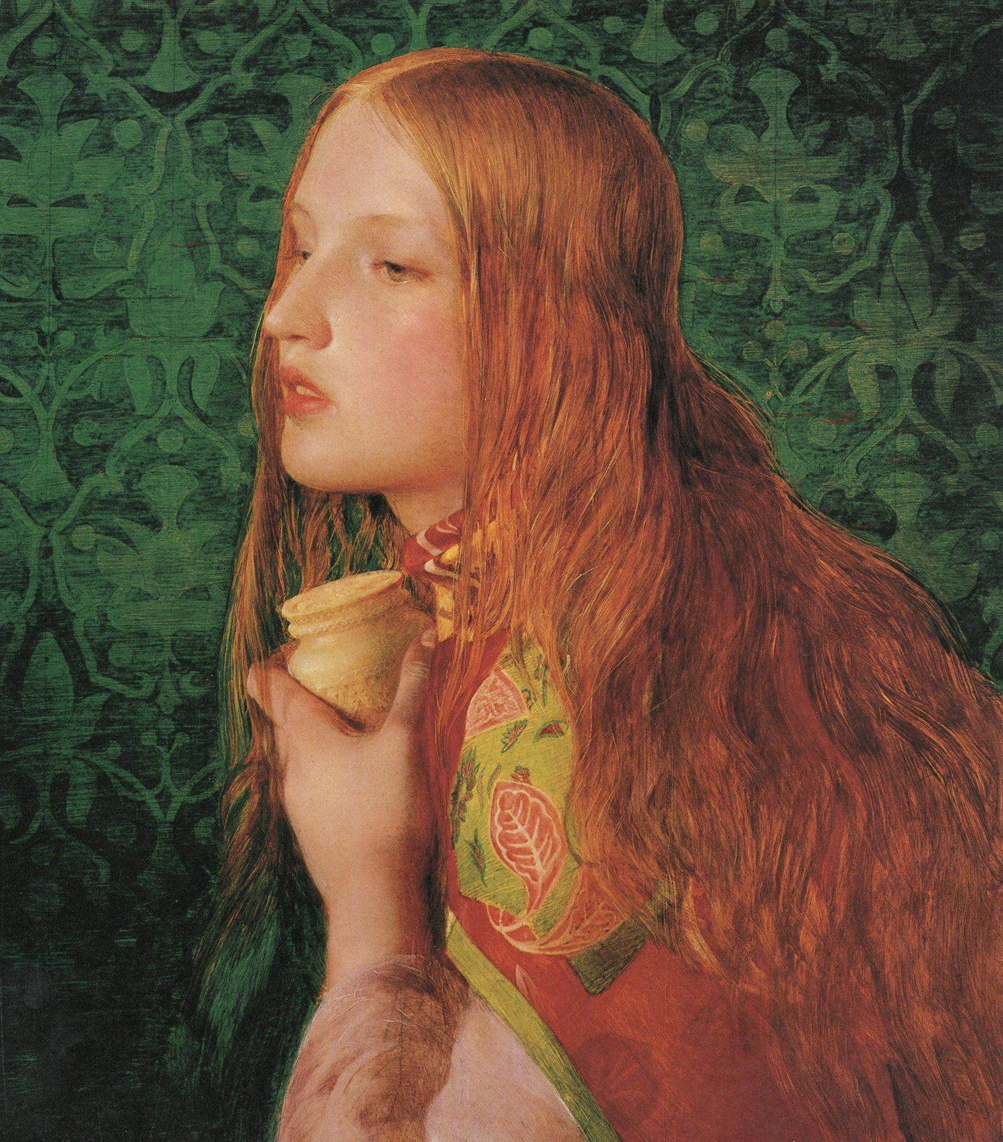 Mary Magdalene – Frederick Sandys – Pre-Raphaelite Art Print – Victorian Fine Art – 19th Century Romantic Portrait - Wall Decor