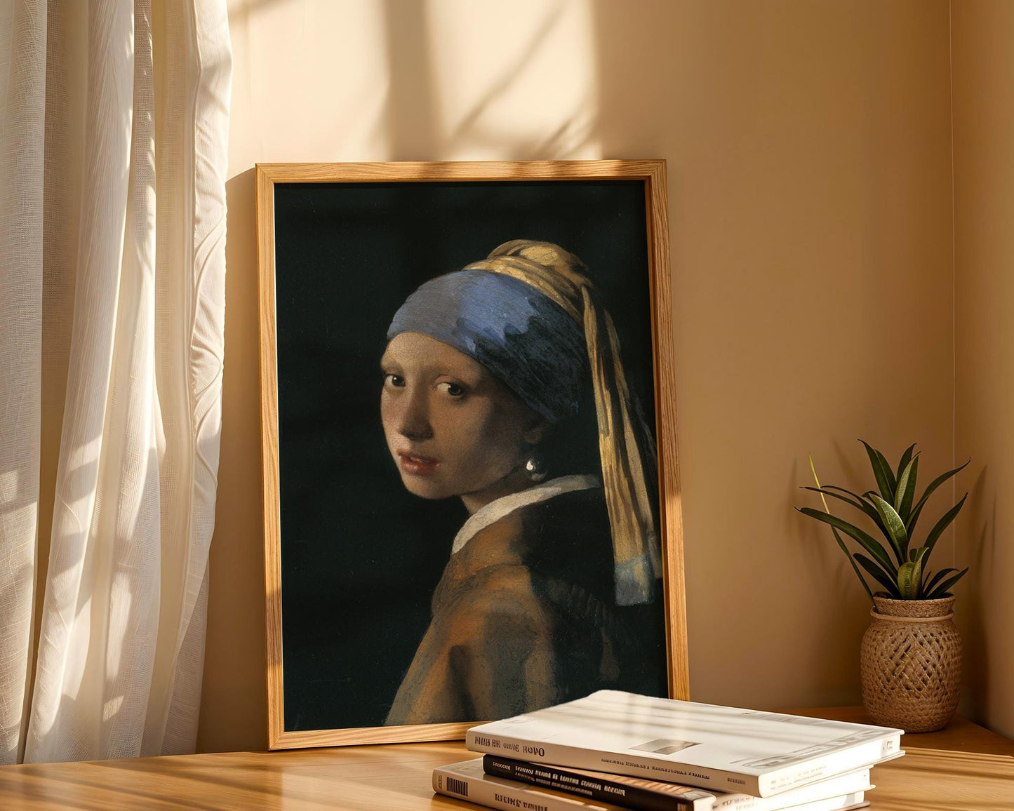 Girl with a Pearl Earring - Johannes Vermeer – Classic - Dutch Masterpiece - Art Print - Timeless - Portrait Wall Decor - Museum Art