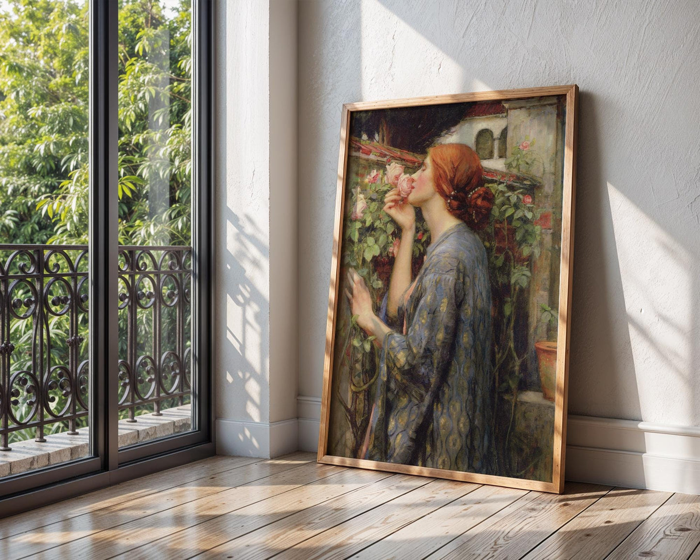 The Soul of the Rose - John William Waterhouse - Art Print - Pre-Raphaelite Painting - Victorian Romance Art - Wall Decor - Famous Artwork