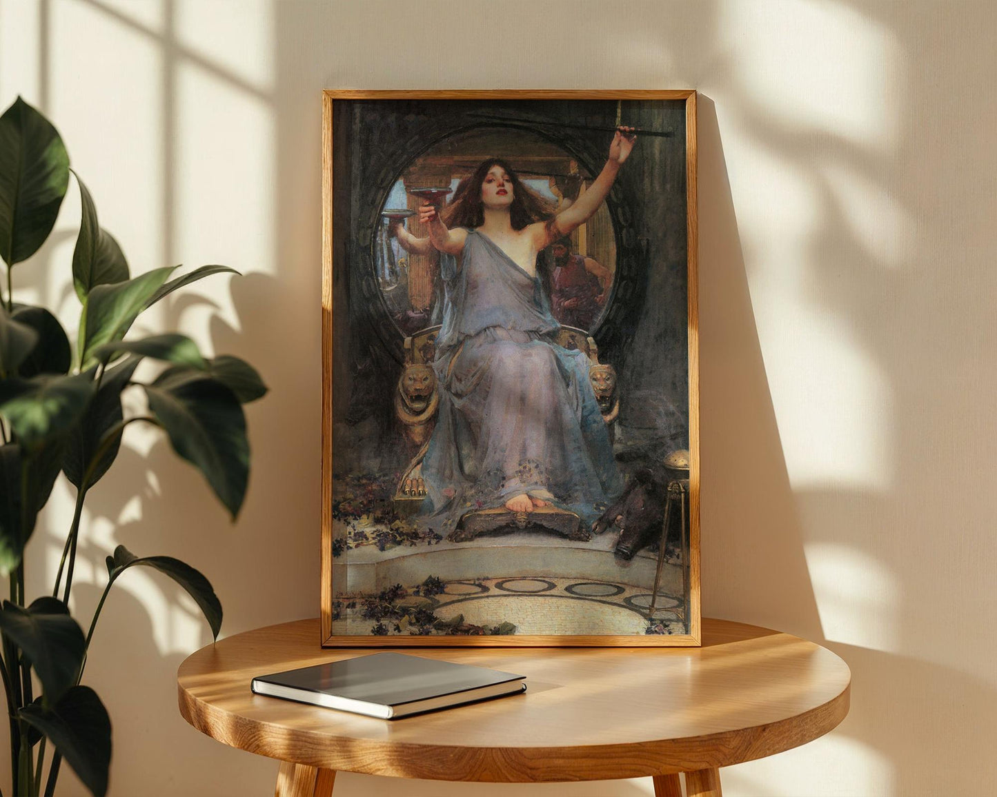 Circe Offering The Cup To Odysseus- John William Waterhouse - Art Print - Pre-Raphaelite Painting -Romance Art - Wall Decor - Famous Artwork