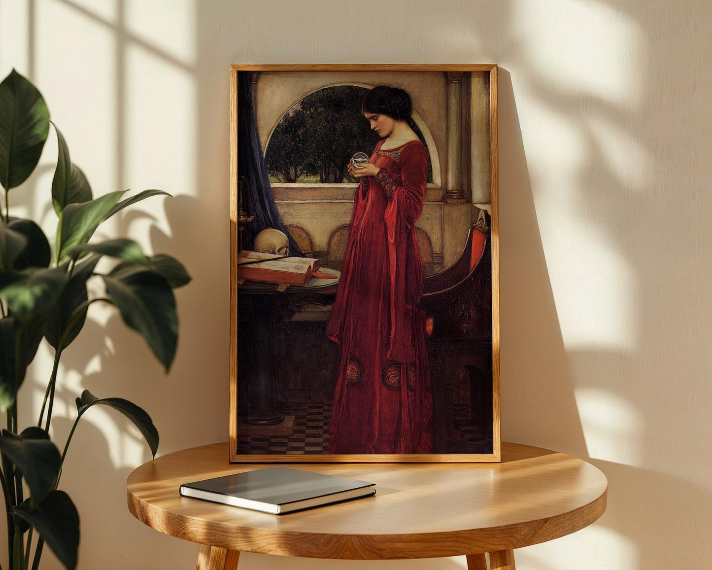 The Crystal Ball - John William Waterhouse - Art Print - Pre-Raphaelite Painting - Victorian Romance Art - Wall Decor - Famous Artwork