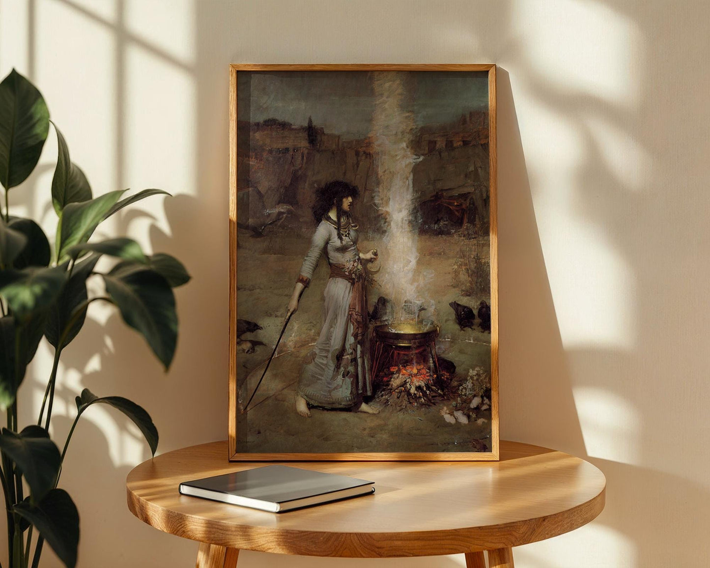 The Magic Circle - John William Waterhouse - Art Print - Pre-Raphaelite Painting - Victorian Romance Art - Wall Decor - Famous Artwork