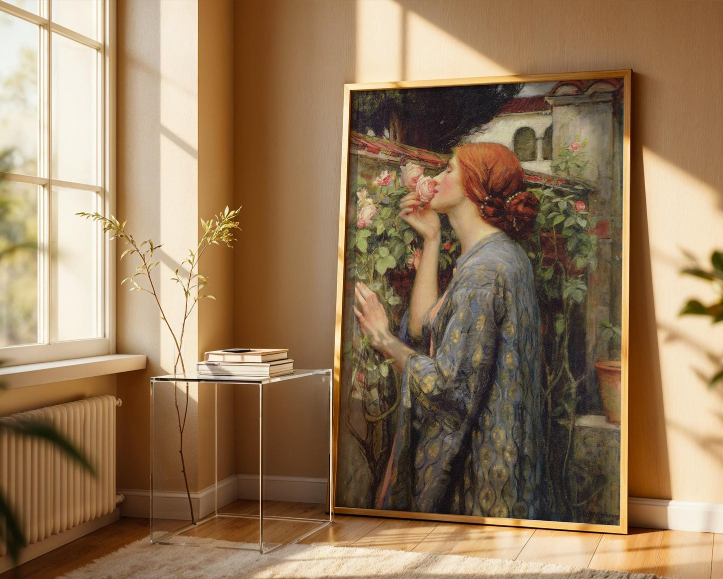 The Soul of the Rose - John William Waterhouse - Art Print - Pre-Raphaelite Painting - Victorian Romance Art - Wall Decor - Famous Artwork